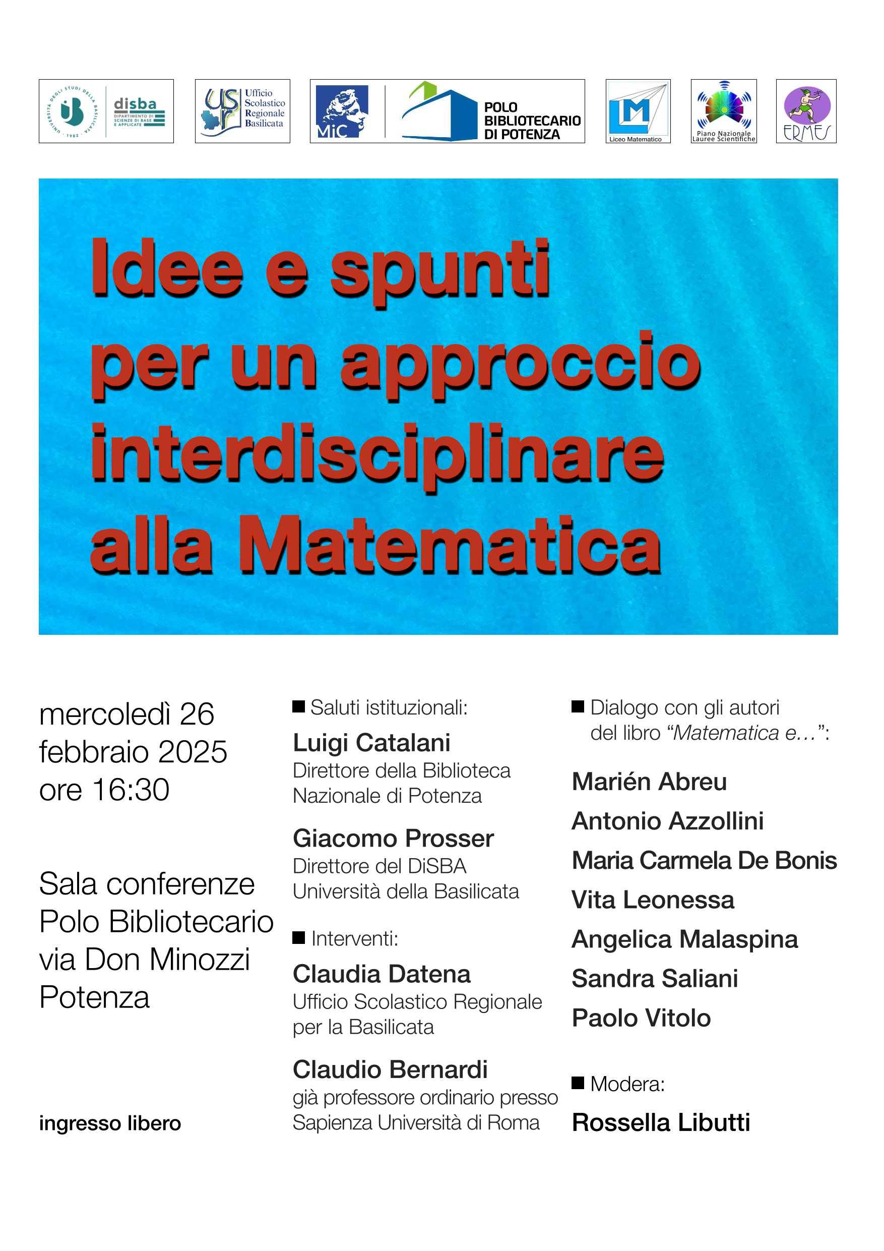 Idee e spunti per un approccio interdisciplinare alla Matematica