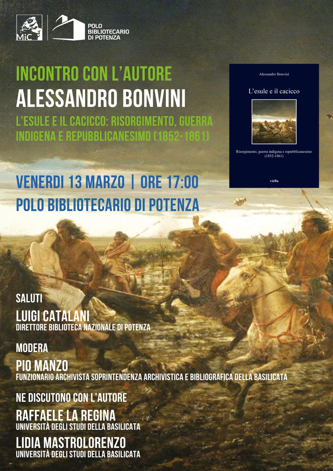 L'esule e il cacicco - Alessandro Bonvini