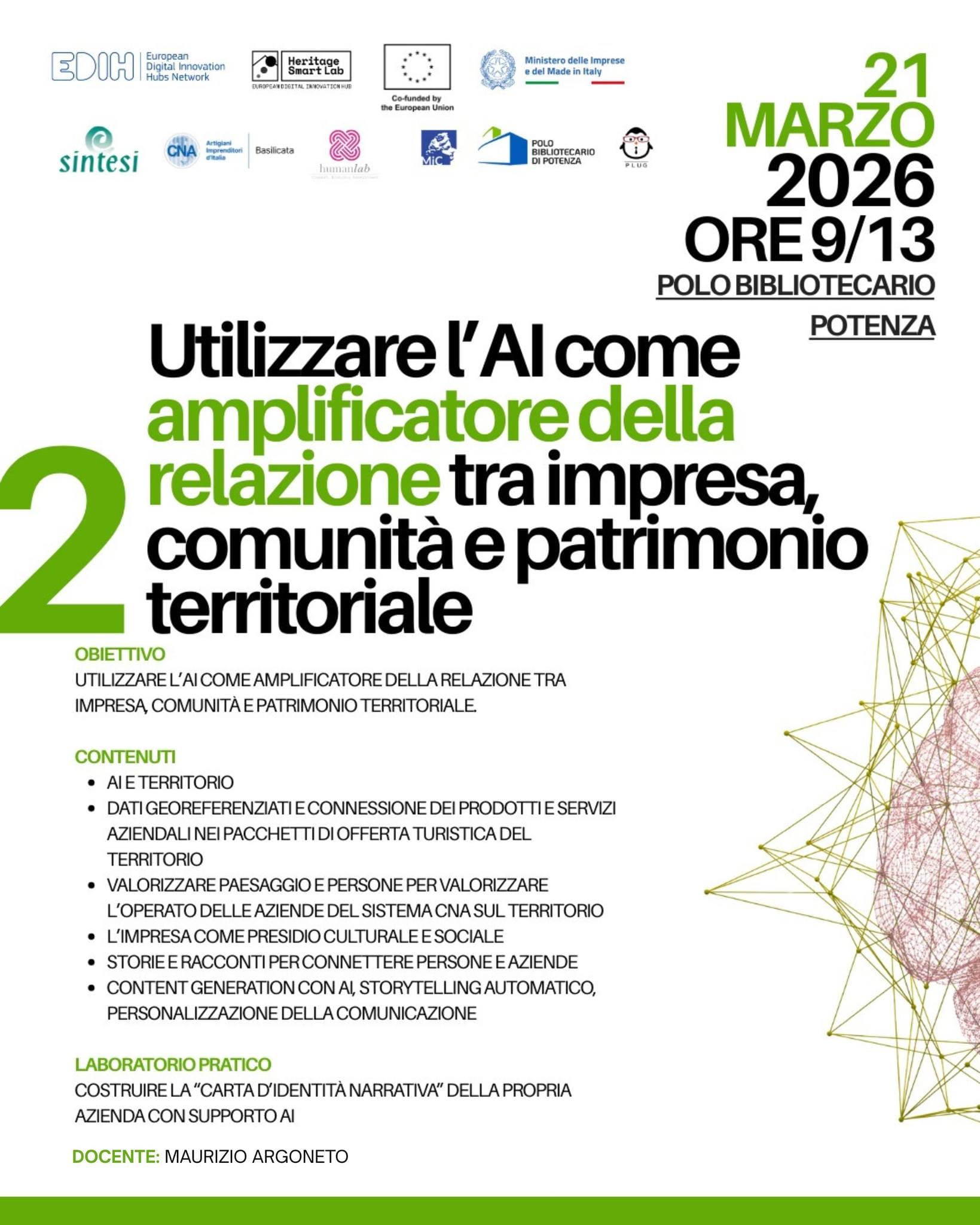 Utilizzare l'AI come amplificatore della relazione tra impresa, comunità e territorio