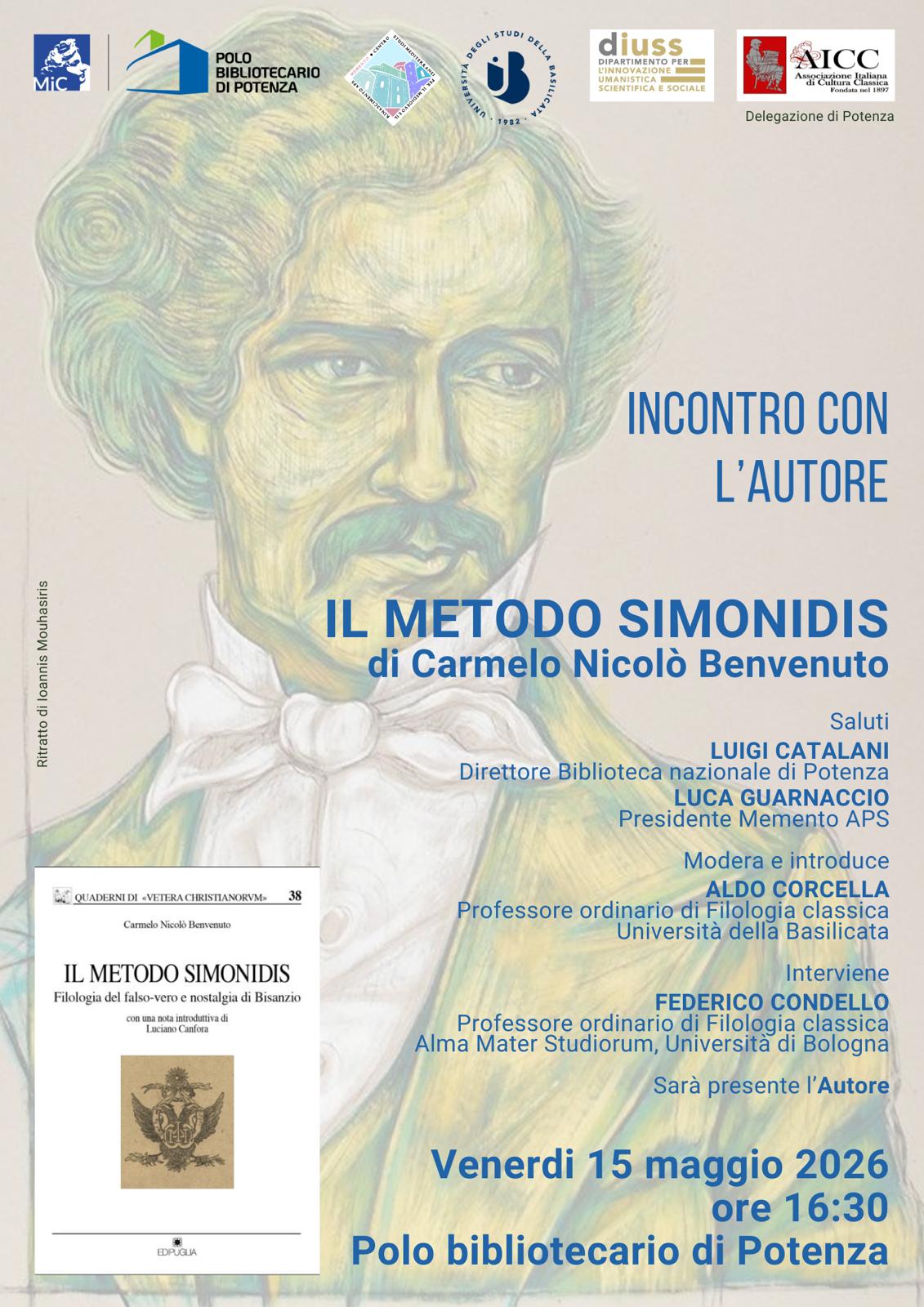 Il metodo Simonidis - Carmelo Nicolò Benvenuto