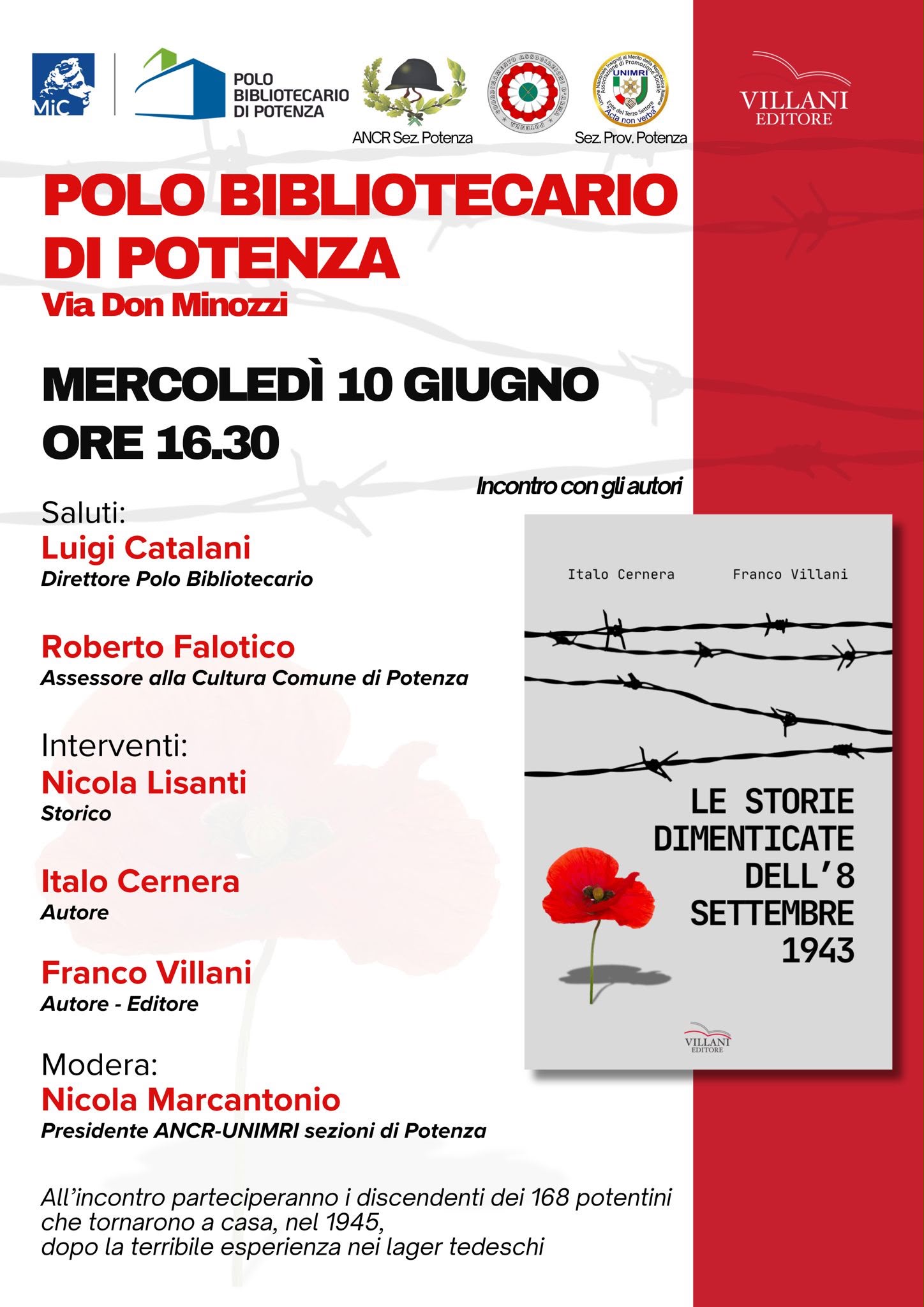 Le storie dimenticate dell'8 settembre 1943 - Cernera - Villani