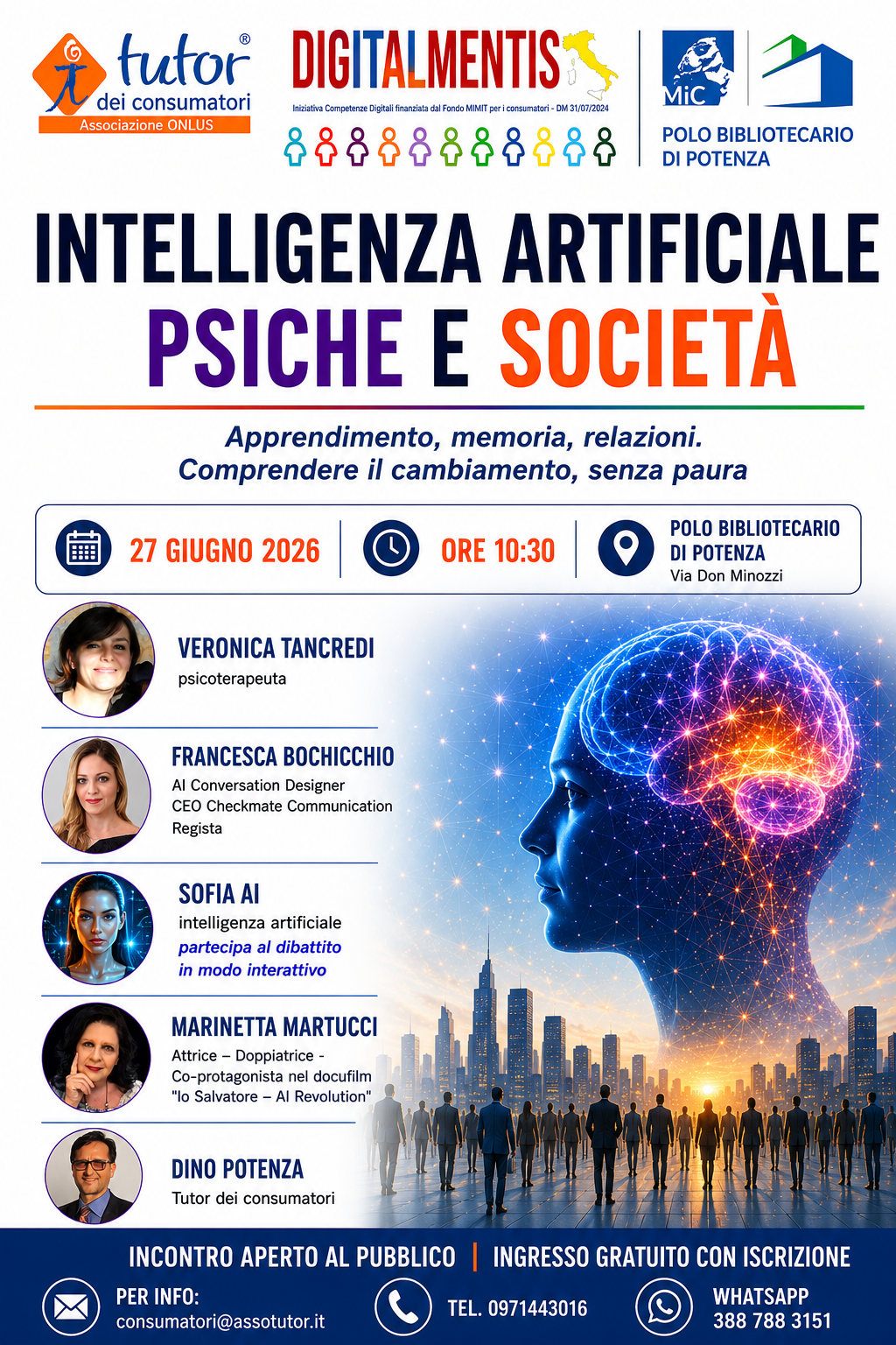 Intelligenza Artificiale Psiche e Società