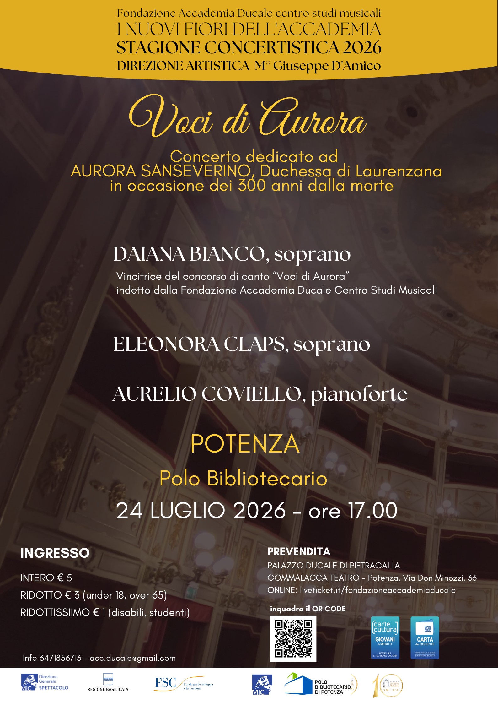 Accademia Ducale - Stagione concertistica 2026
